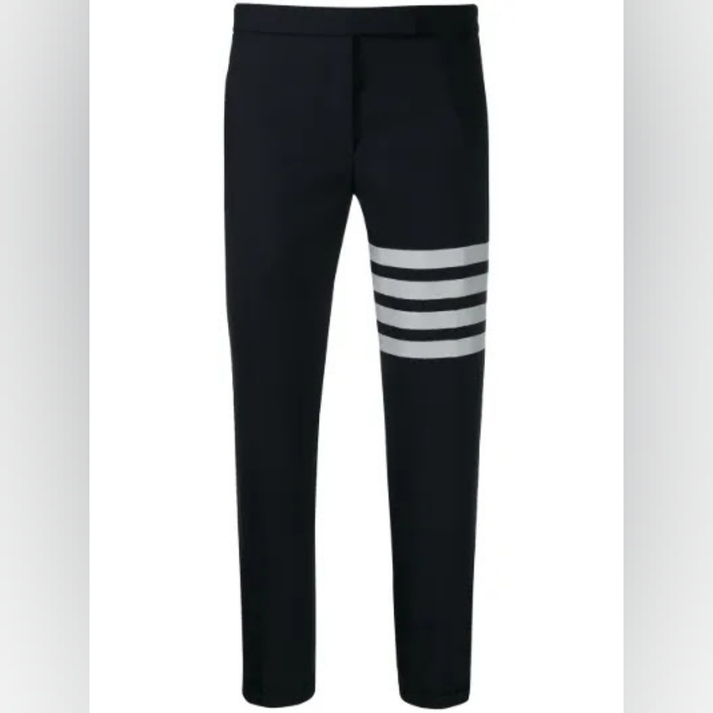 Thom Browne 4-Bar skinny trousers - Navy - 38 (0) - NWT